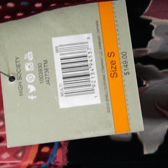NWT JOHN MARK HIGH SOCIETY BLOUSE SZ S. - Picture 4 of 14
